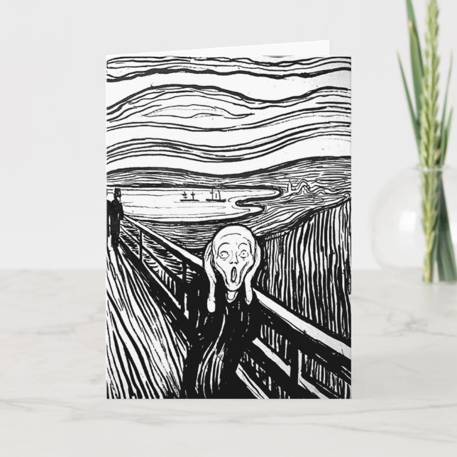 Carte Le cri d'Edvard Munch (Devant)