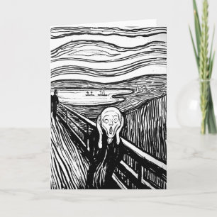 Carte Le cri d'Edvard Munch