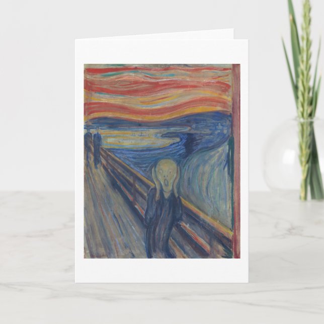 Carte Le cri, Edvard Munch (Devant)