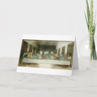 Carte Le dernier dîner par Leonardo da Vinci C.