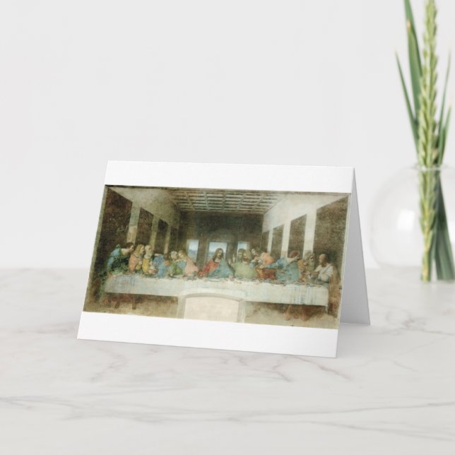 Carte Le dernier dîner par Leonardo da Vinci C. (Devant)