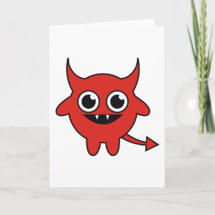 Carte Le diable mignon