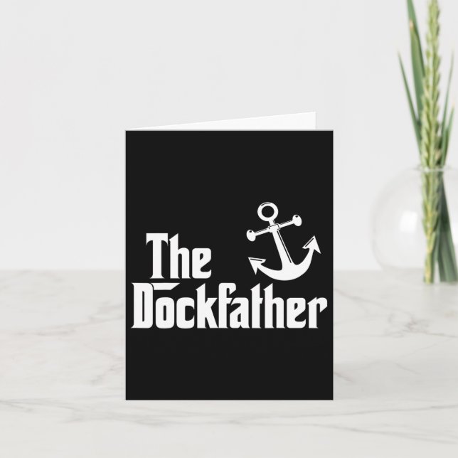 Carte Le Dockfather Funny Bateau de pêche Bateau papa Ca (Devant)