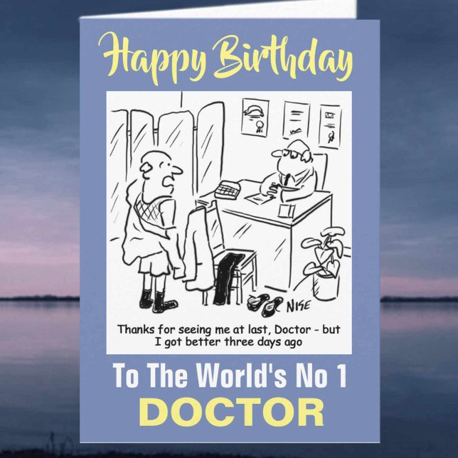 Carte Le Docteur No 1 de la Parole - Joyeux anniversaire (Créateur téléchargé)