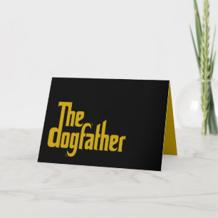 Carte Le Dogfather - Cadeau de la Fête des Pères pour pa