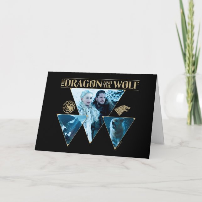 Carte Le Dragon et le Wolf Daenerys & Jon Graphic (Devant)