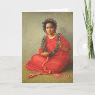 Carte "Le fabricant de Lei" - Theodore Wores