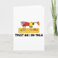 Le Faites-moi confiance I font le cadeau de yoga