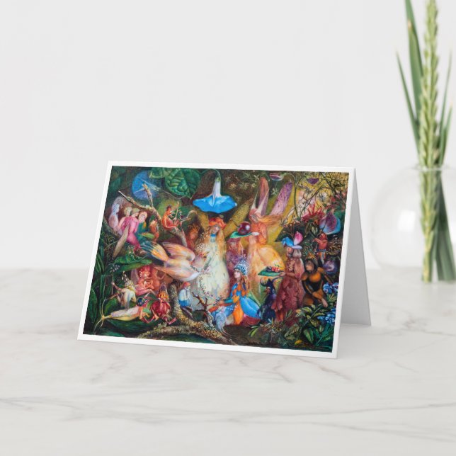 Carte Le favori des fées, John Anster Fitzgerald (Devant)