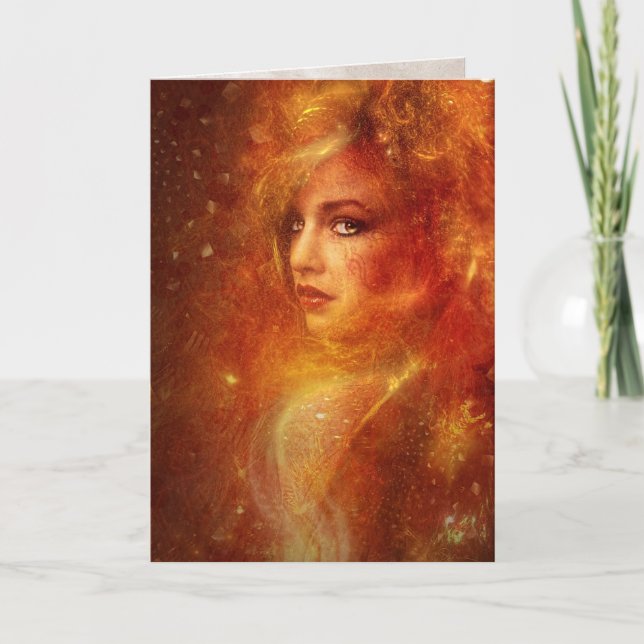 Carte Le feu élevé de prêtresse (Devant)