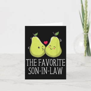 Carte Le Fils Favori Groom Amusant Mari À Être