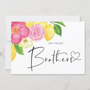 Carte Le frère de la grossesse New Uncle Baby