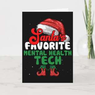 Carte Le Fun Santa's Favorite Mental Health Tech Noël