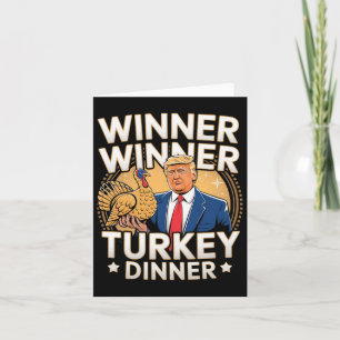Carte Le gagnant du dîner turc Trump Thanksgiving