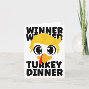 Carte Le gagnant du dîner turc Trump Thanksgiving