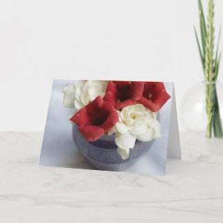 Carte Le gardénia et la trompette obtiennent bien