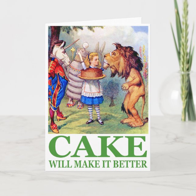 CARTE LE GÂTEAU LE RENDRA MEILLEUR (Devant)