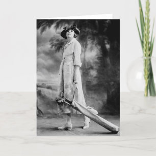 Carte Le golf dans le style, années 1920