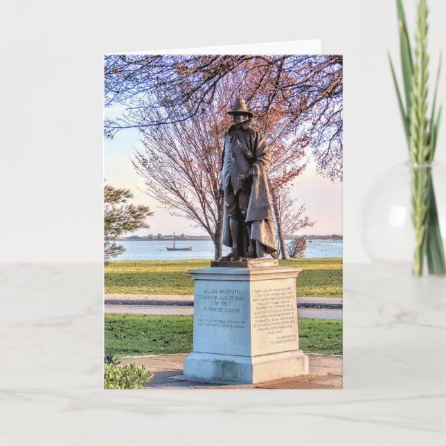 Carte Le gouverneur Bradford et Mayflower II (Devant)