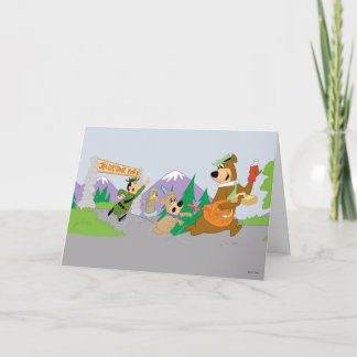 Carte Le grand panier de pique-nique de Yogi Bear