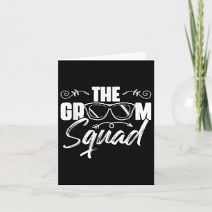 Carte Le Groom Squad Sungles Mariage Bachelor Party Gro