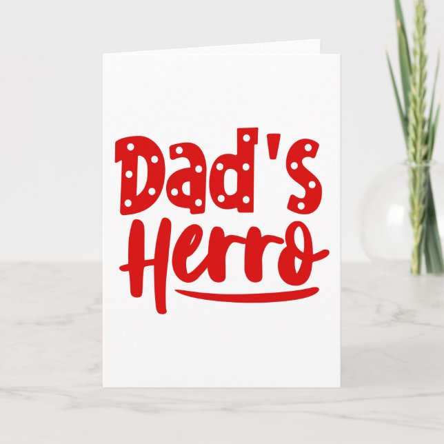 Carte Le Herro de Papa (Devant)