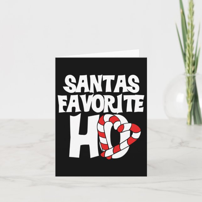 Carte Le Ho favori du Père Noël  (Devant)