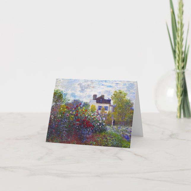 Carte Le jardin de Monet à Argenteuil Claude Monet (Devant)