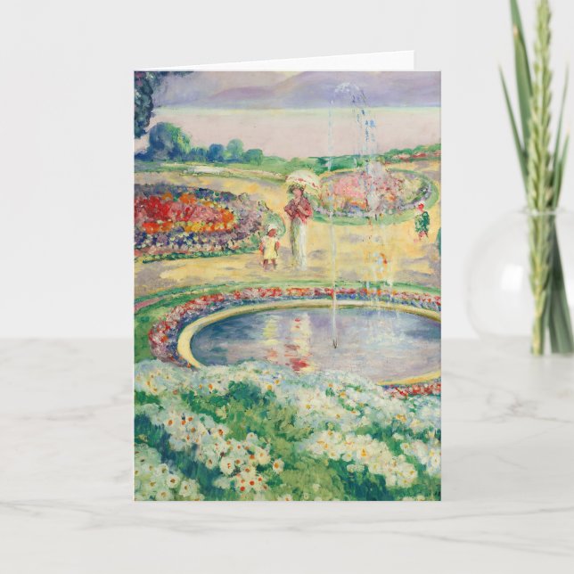 Carte Le Jardin Fleuri | Henri Lebasque (Devant)