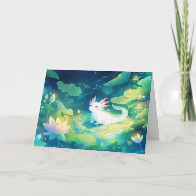 Carte Le Jardin Secret de l'Axolotl (Devant)