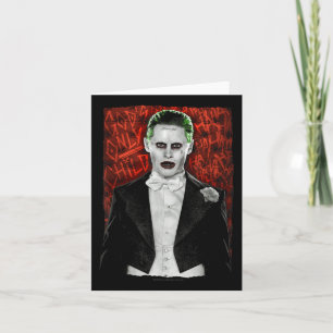 Carte Le Joker De L'Escadron De Suicide Habillé Pour Tue
