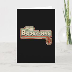 Carte Le joueur de golf de Bogey-Man Golfing Funny