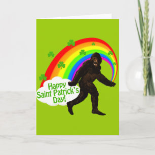 Carte Le jour Bigfoot de St Patrick