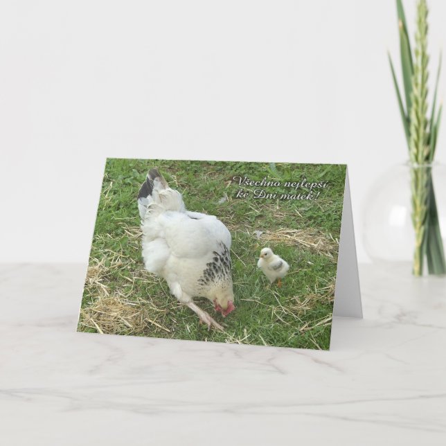 Carte Le Jour de Mother à Czech (Devant)