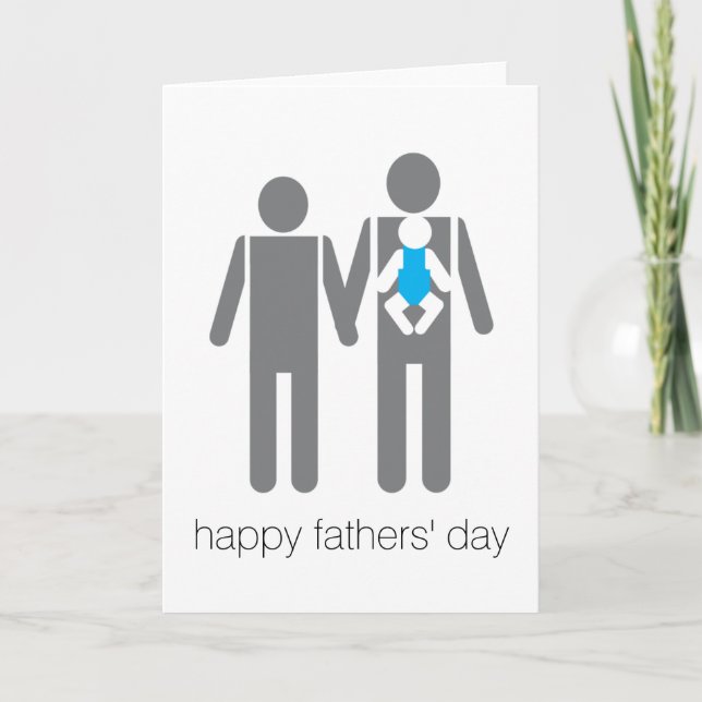 Carte Le jour de pères heureux ! ! (Devant)