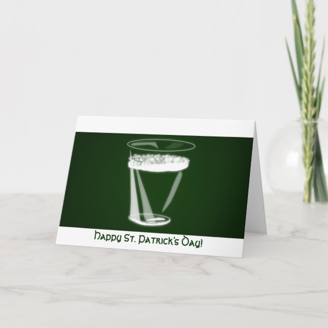 Carte Le jour de St Patrick heureux ! (Devant)