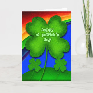 Carte Le jour de St Patrick heureux