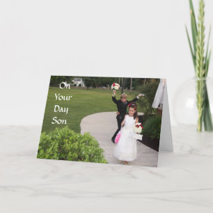 CARTE LE JOUR DE VOTRE MARIAGE ***SON***