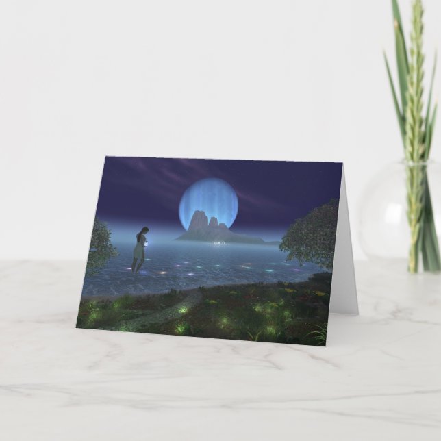 Carte Le joyau bleu, par Steven Vincent Johnson (Devant)