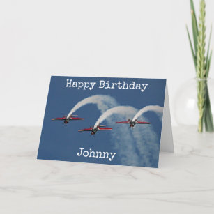 Cartes Avion D Anniversaire Zazzle Fr