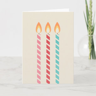 Carte Le joyeux anniversaire de filles mire des