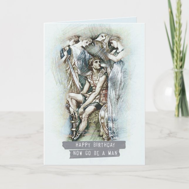 Carte Le joyeux anniversaire, vont maintenant soit un (Devant)