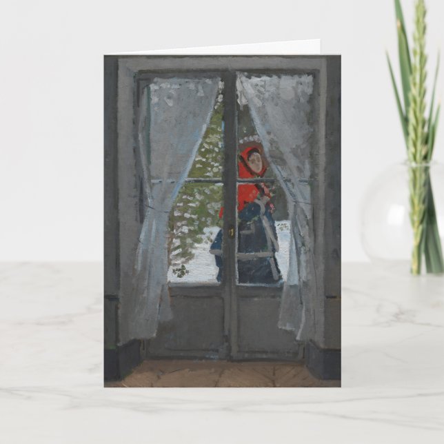 Carte Le Kerchief rouge | CLAUDE MONET (Devant)