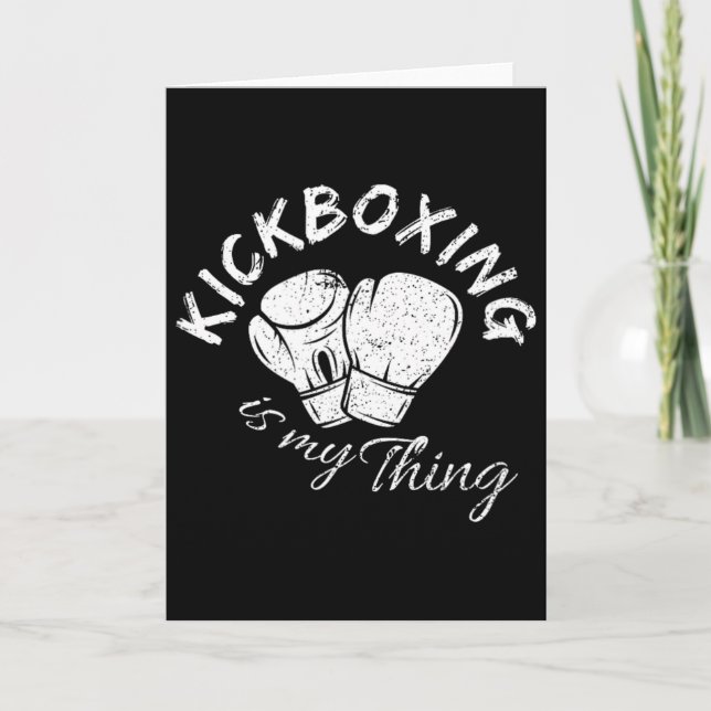 Carte Le kickboxing est ma chose  (Devant)