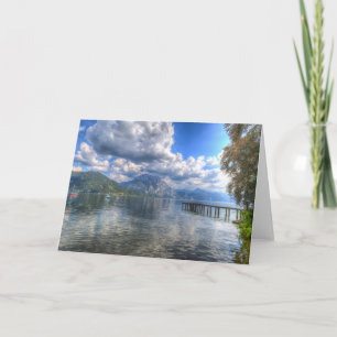 Carte Le lac Altmunster Autriche