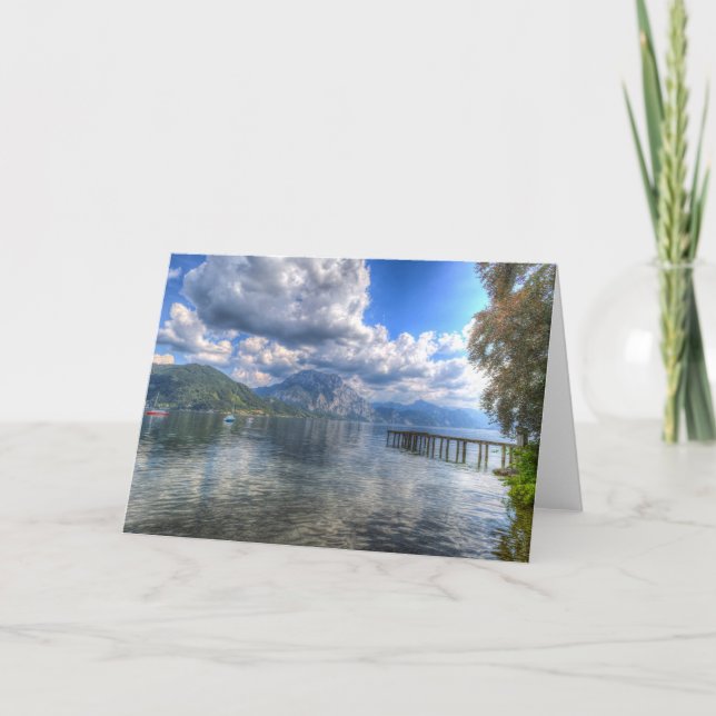 Carte Le lac Altmunster Autriche (Devant)