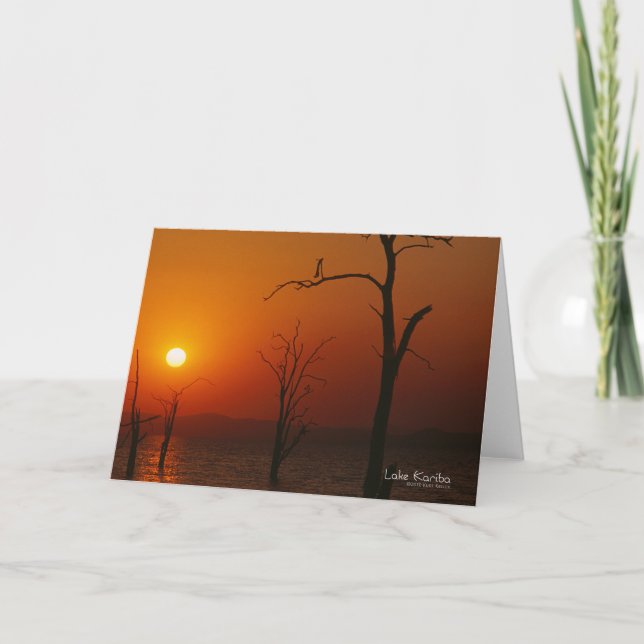 Carte Le lac Kariba (Devant)