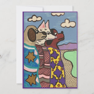 Carte Le Lac Salt, Chiens, Beaux Arts