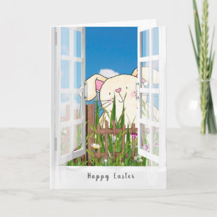 Carte Le lapin de Pâques