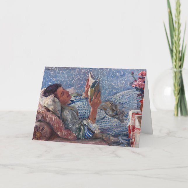 Carte Le lecteur | Lovis Corinth (Devant)